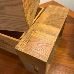オシャレ　木箱　ワインボックス　の画像