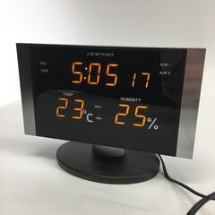 Adesso アデッソ デジタル電波目覚まし時計 C-8305O...