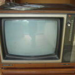 処分！ナショナル TH20-B13 カラーテレビ ブラウン管テレビ 昭和 レトロ 家具調 アンティーク調 当時物 詳細不明 中古・ジャンク品扱いでの画像