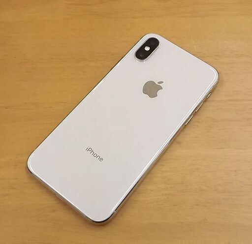 APPLE iPhone Xs 512GB SIMフリー MTE42J/A 画面割れ有り ジャンク品 シルバー 5.8インチ 初期化済