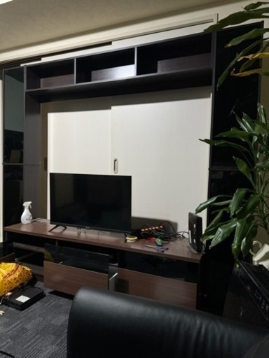 TVボード本棚付き