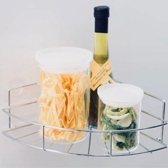 ①新品 未使用品 コジマジック コーナーラック　ドライヤーラック 1セットの画像