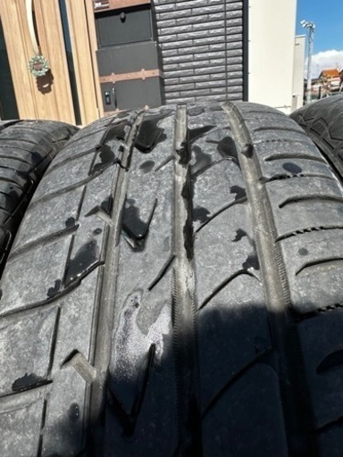 バリ溝！アルミホイールタイヤセット　205/65R15