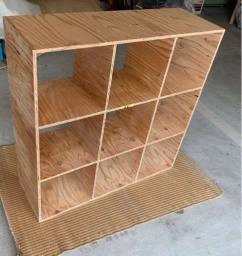合板で製作したラック 今なら在庫1個有ります。