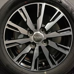 ダイハツ タントカスタム 純正 14インチ タイヤ ホイール 155/65 LA650Sタントカスタム 純正アルミホイール2本 14インチ155