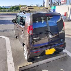 モコ内地車両　ホワイトデイトナホイール＋キャリア付　機関良好の画像