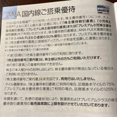 再値下げ❗️ANA株主優待の画像