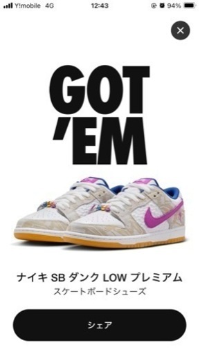 NIKE ライッサ・レアウ × ナイキ SB ダンク LOW PRM