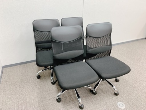 家具 オフィス用家具   イス4脚とテーブル