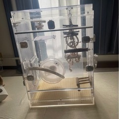 アクリルケージ（用品・付属品付き）【値下げ中！】