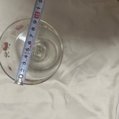 昭和レトロ　グラス　サンデーグラス　足付き　レトロポップ　ヴィンテージ　食器の画像