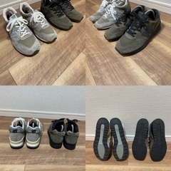 ニューバランス 2足 M996 グレー 26cm  CM996  ブラウン 25.5cm  new balanceの画像