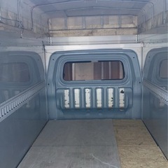 観音扉軽トラックパネル幌車スポットチャーター便　別途ルームエアコン取付もやってます　足立小台拠点 - 足立区