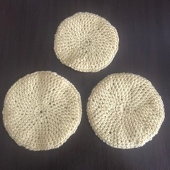 生活雑貨 毛糸敷物　コースターの画像
