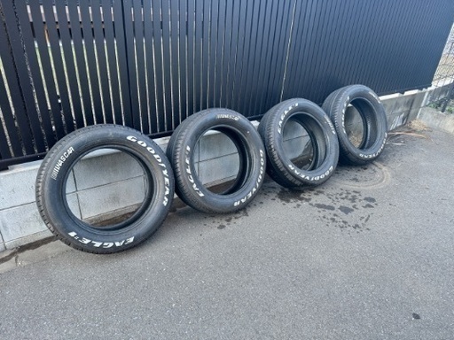 215/60R17 5000km使用 ホワイトレター ナスカー イーグルワン