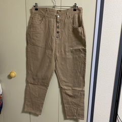 引取り先決定【and it_】チノサルエルパンツ LLサイズ ベージュ