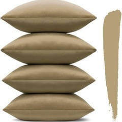 【新品未使用】高級ベルベット素材クッションカバー