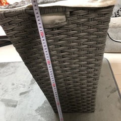 オシャレ　収納　ランドリーバケット　美品の画像