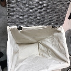 オシャレ　収納　ランドリーバケット　美品の画像