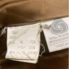 INED  ロングコート　　サイズ2  ウール75％の画像