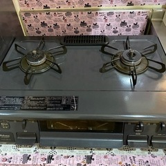 ガスコンロ　LPガス　新品ガス用ゴム管、取扱説明書付