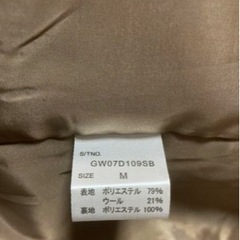 shuca  コート　ウール混　Mサイズの画像
