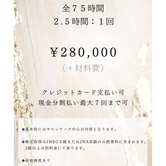 サロンワーク向けプロネイリストに！あらゆる技術、検定にも対応◎都度払いや分割払いもOKの画像