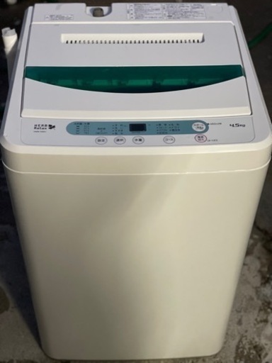 送料・設置込み　洗濯機　4.5kg ヤマダ　2017年