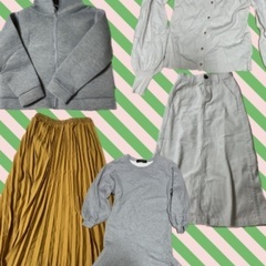 【値下げしました】レディース服5点セット(Mサイズ/フリーサイズ)