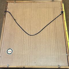 宝石画 鶴　60.5×51×4.5ｃｍ（縦×横×厚み）の画像