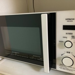 電子レンジ　2年使用