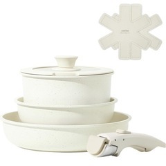 【取引決定】新品未使用カローテフライパン5点セットの画像