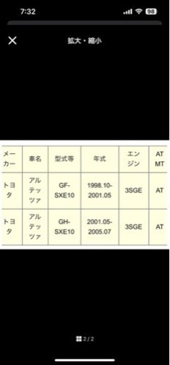 アルテッツァ用ラジエーター