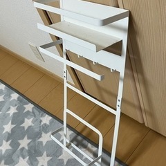 決まりました) 洗濯機ラック　物干し　調味ラック3点セットの画像