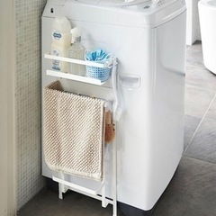 決まりました) 洗濯機ラック　物干し　調味ラック3点セットの画像