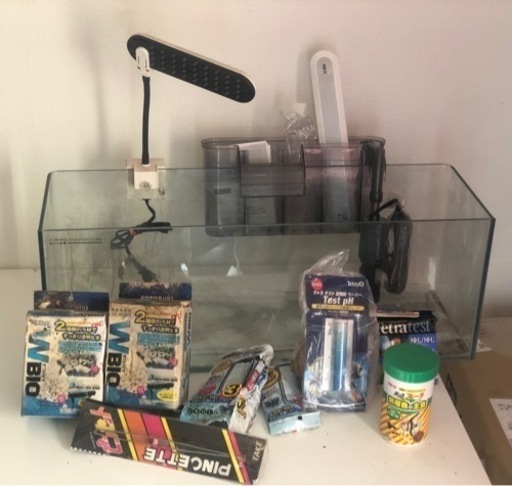 ❴商談中❵曲げガラス水槽60cm未使用