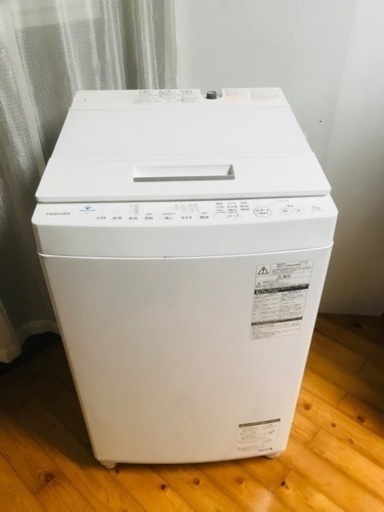 【決まりました】東芝 7kg 2019年製 全自動洗濯機 風乾燥機能搭載
