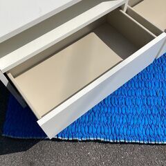 横長テレビボード ホワイトカラーです　A-573の画像