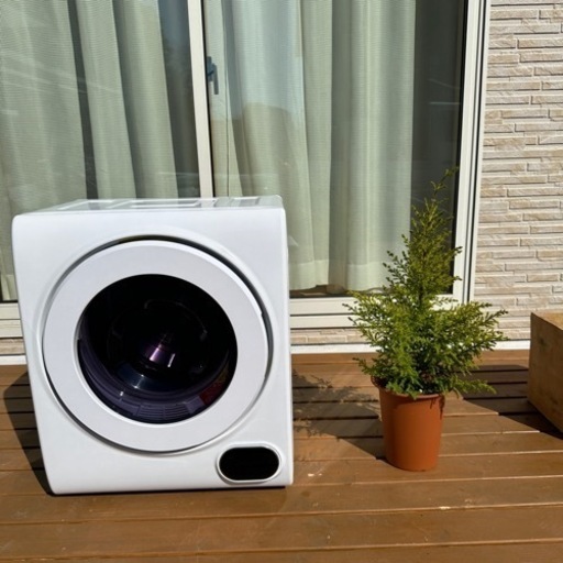 【美品】アルミス 家庭用小型衣類乾燥機  VS-H030 ホワイト 他店相場25000円前後