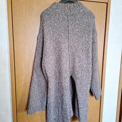 レディース　ロングニット　トップスの画像