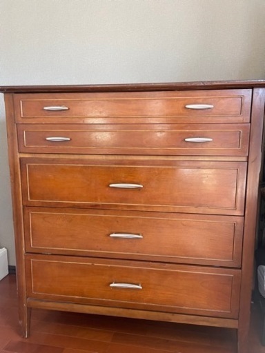 US ビンテージ 5ドロワー チェスト ミッドセンチュリー 米軍家具 アメリカ