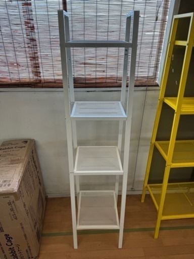 IKEA イケア　シェルフユニット　すりむタイプ　白　中古