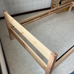 無印良品　シングルベッド　枠のみの画像