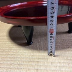 漆塗り　ちゃぶ台　生活雑貨 食器 和皿の画像