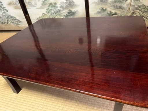 漆塗り　家具 テーブル 座卓、ローテーブル