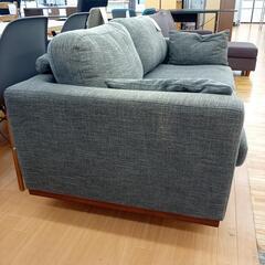 ☆ジモティ割あり☆ 2人掛けソファー グレー クリーニング済 YJ2022