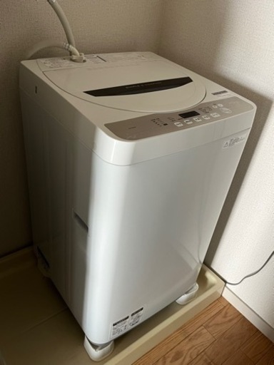 【3/24まで】シャープ洗濯機 ES−GE4B 4.5kg 1〜2人用