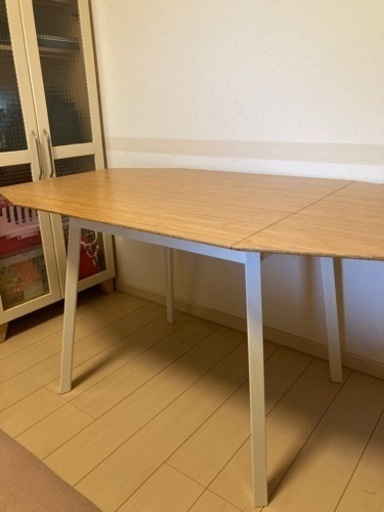 IKEAイケアダイニングテーブル折りたたみ中古　値下げ