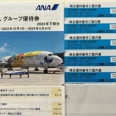 【2024/5/31まで】ANA株主優待券