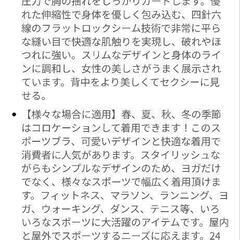 フィトネスウェアレディース（小さめL） 新品同様 の画像